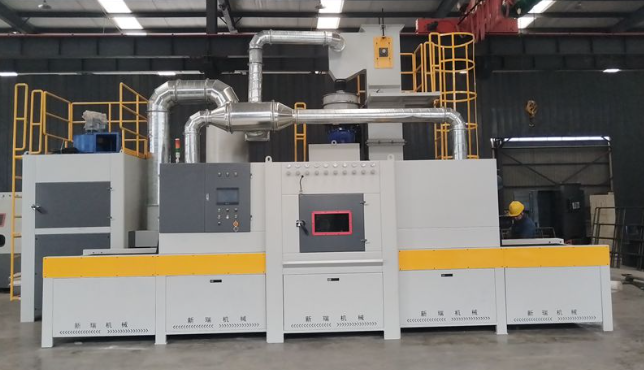 阿拉尔输送式喷砂机 适配流水线生产需求